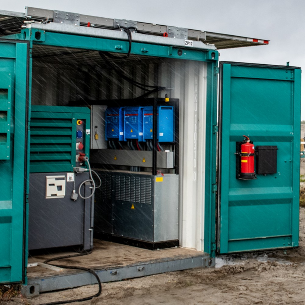 Showcase Power Modules PowerBlock emissieloze bouwplaats